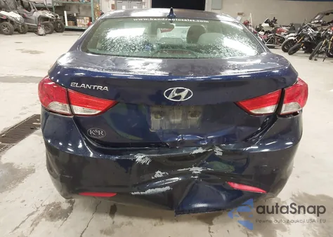2013 Hyundai Elantra Gls from USA, damaged, VIN 5NPDH4AE6DH350639